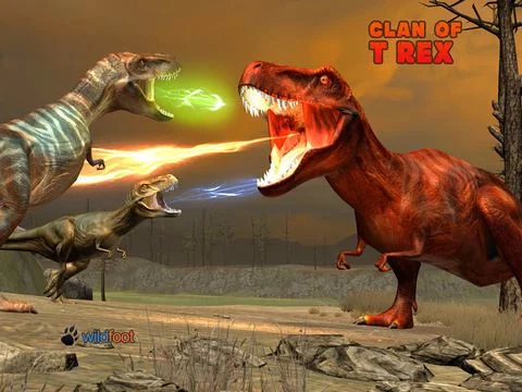 Изображение игры: Clan Of T-Rex