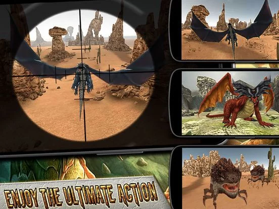 Изображение игры: Hunt Fiery Dragons: Fight & Kill Down Fire Dragon