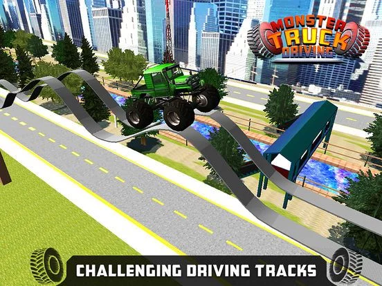 Изображение игры: Monster Truck Driving: Extreme Tracks Climb Racing
