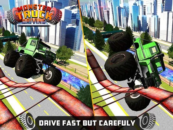 Изображение игры: Monster Truck Driving: Extreme Tracks Climb Racing