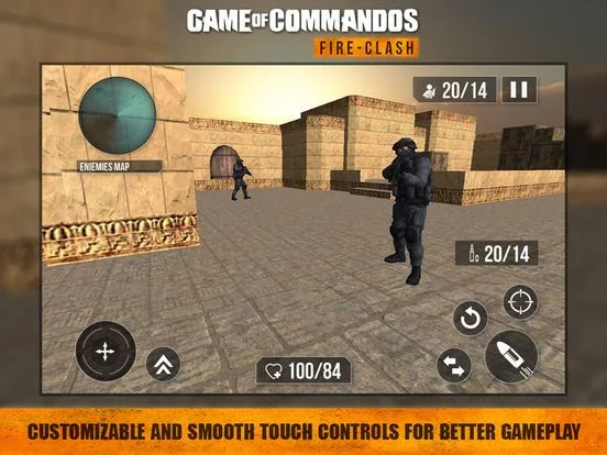 Изображение игры: Game Of Commandos: Fire Clash