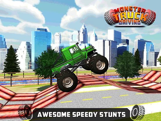 Изображение игры: Monster Truck Driving: Extreme Tracks Climb Racing