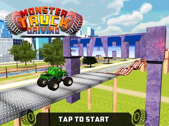 Изображение игры: Monster Truck Driving: Extreme Tracks Climb Racing