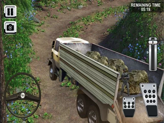 Изображение игры: Army Cargo Truck Parking