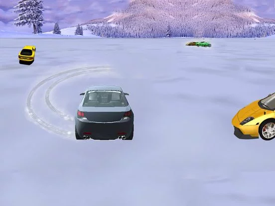 Изображение игры: Real Snow Drifting Racer - Reckless drift racing game fever 2016