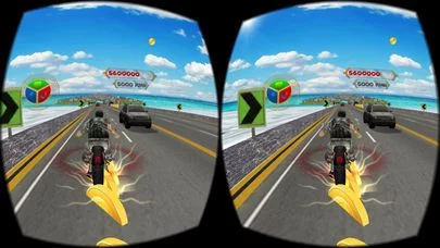 Изображение игры: VR-Extreme Moto Bike Racing Game 3d: City Racer