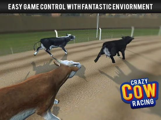 Изображение игры: Cow Racing Free Game