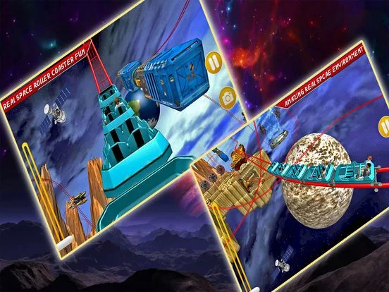 Изображение игры: Drive Space Roller Coaster 2017:Space visit 3d