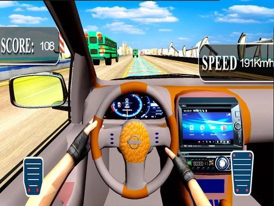 Изображение игры: City Car Drive: New Highway Traffic Racing Game