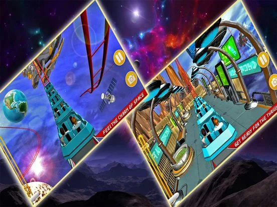 Изображение игры: Drive Space Roller Coaster 2017:Space visit 3d