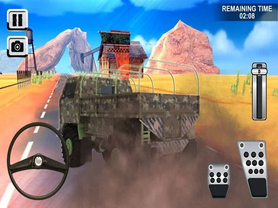 Изображение игры: Army Cargo Truck Parking