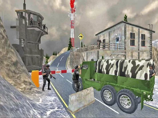 Изображение игры: Drive Army CheckPost Truck