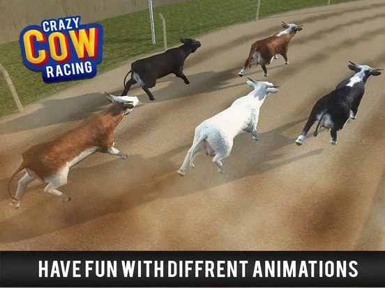 Изображение игры: Cow Racing Free Game