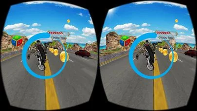Изображение игры: VR-Extreme Moto Bike Racing Game 3d: City Racer
