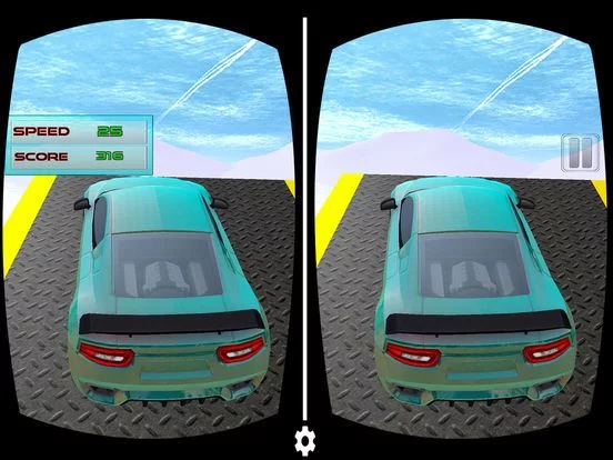 Изображение игры: VR Snow Racing CAr Fun Pro