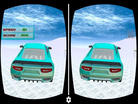 Изображение игры: VR Snow Racing CAr Fun Pro