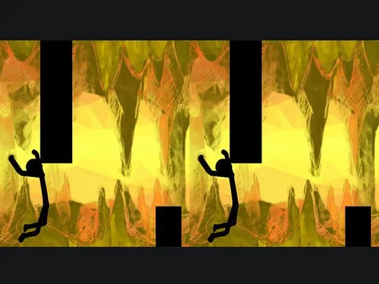 Изображение игры: VR-Stick-man Cave Runner Free