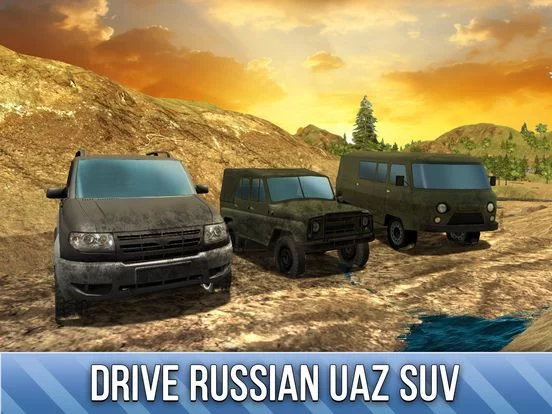 Изображение игры: Offroad UAZ 4x4 Simulator 3D - Meet Russian trucks