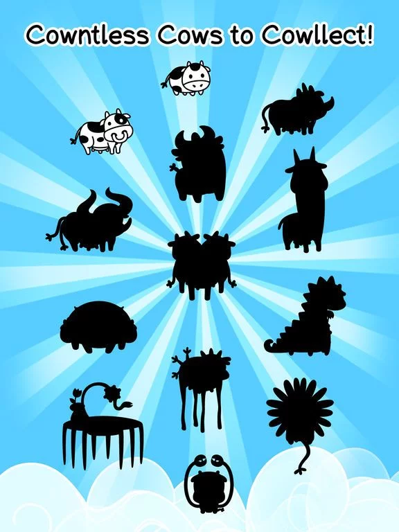 Изображение игры: Cow Evolution | Clicker Game of the Crazy Mutant Farm