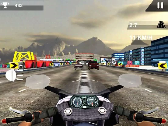 Изображение игры: Stunt Moto Traffic Rider 2017