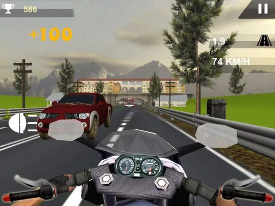 Изображение игры: Stunt Moto Traffic Rider 2017