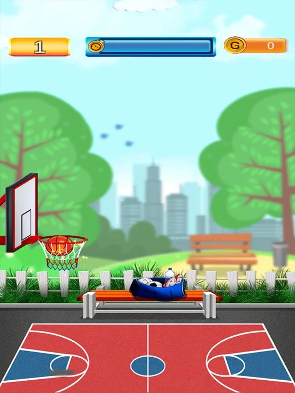 Изображение игры: Flash Basketball new