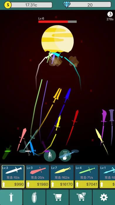 Изображение игры: Idle:Sword&Planet