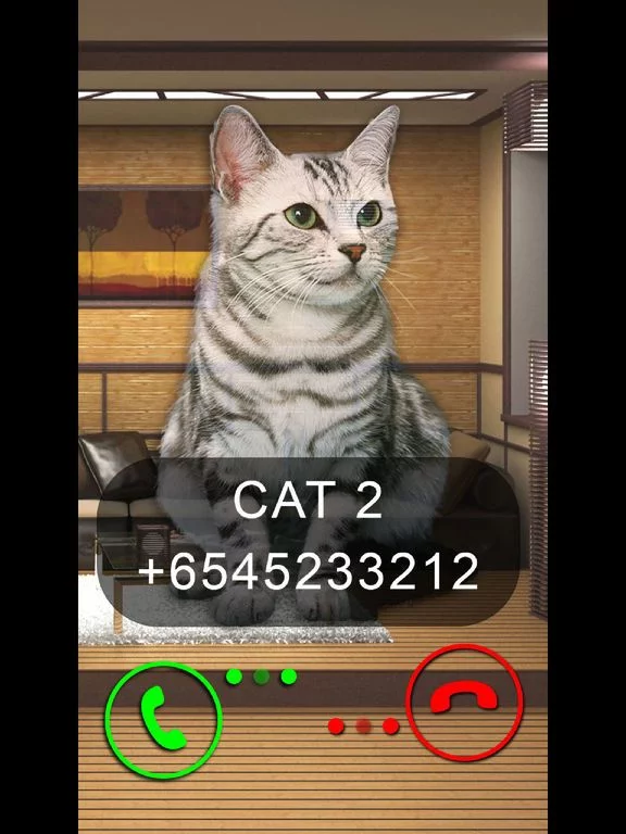 Изображение игры: Fake Video Call Cat