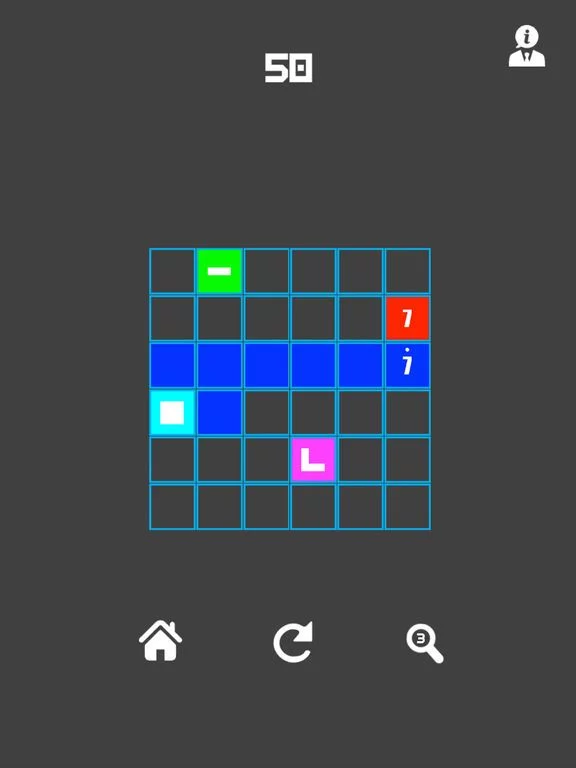 Изображение игры: Divide by Squares