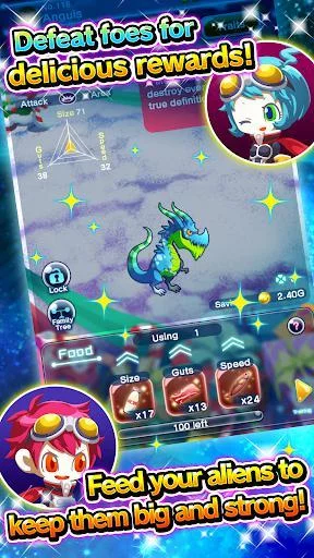 Изображение игры: Cosmic Eggs - Battle Adventure RPG In Space