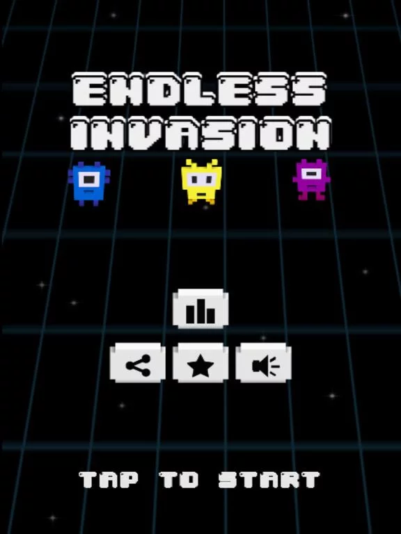 Изображение игры: ENDLESS INVADERS