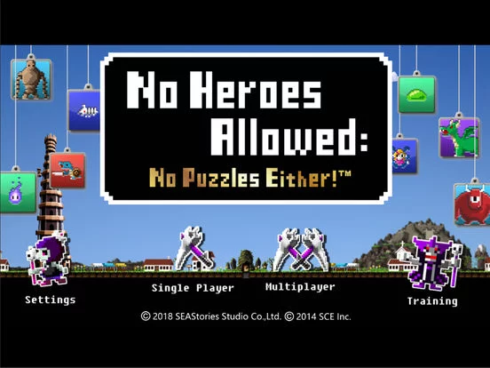 Изображение игры: No Heroes Allowed :No Puzzles!