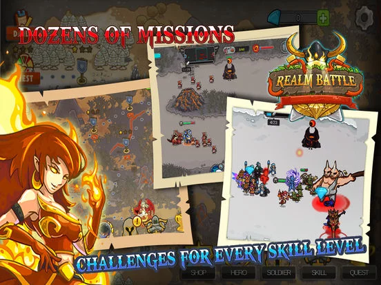 Изображение игры: Realm Battle: Rival Kingdoms