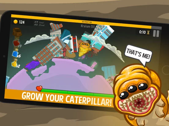 Изображение игры: Caterpillage