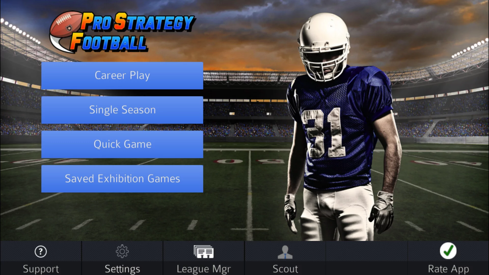 Изображение игры: Pro Strategy Football 2018