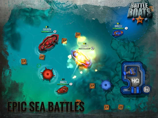 Изображение игры: Battleboats.io
