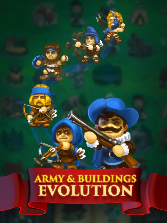 Изображение игры: Grow Empires: Raise Knights, build Towns & Evolve