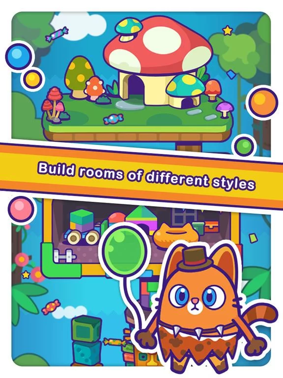 Изображение игры: Eggy Cats' Adventure