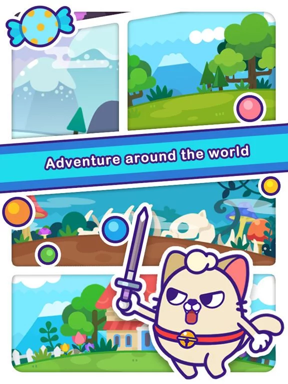 Изображение игры: Eggy Cats' Adventure