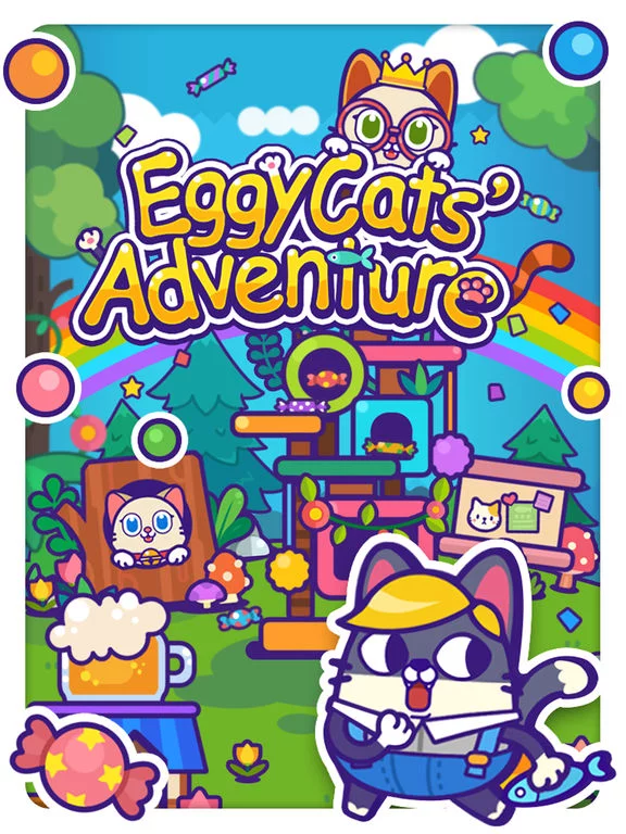 Изображение игры: Eggy Cats' Adventure