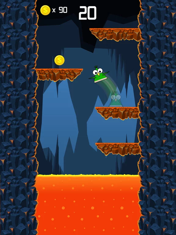 Изображение игры: Lava Birds - Cave Escape
