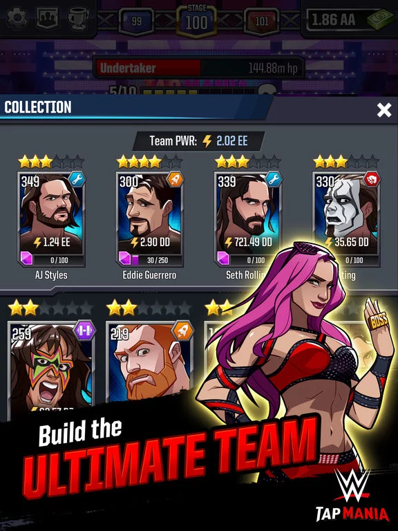 Изображение игры: WWE Tap Mania