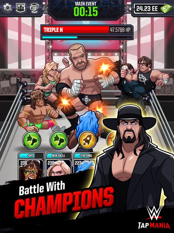 Изображение игры: WWE Tap Mania
