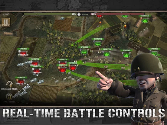 Изображение игры: Armored Warriors - WWII RTS
