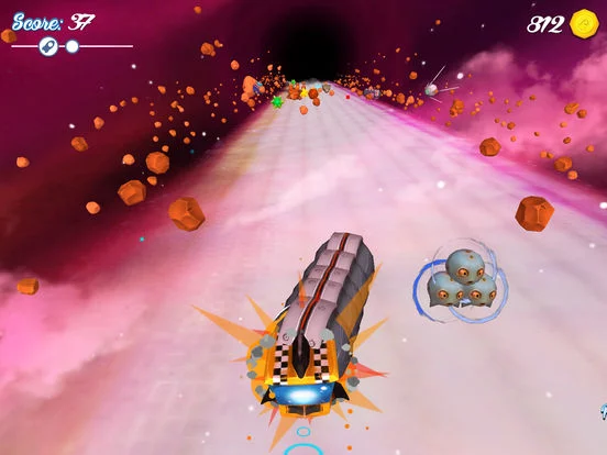 Изображение игры: Rocklien Run - Endless Space Runner