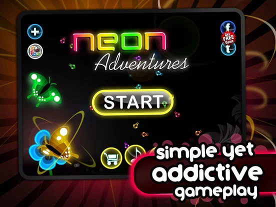 Изображение игры: Neon Adventures
