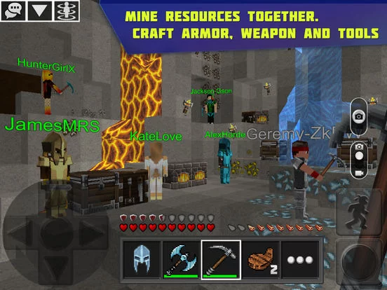 Изображение игры: Planet of Cubes Survival Games Multiplayer