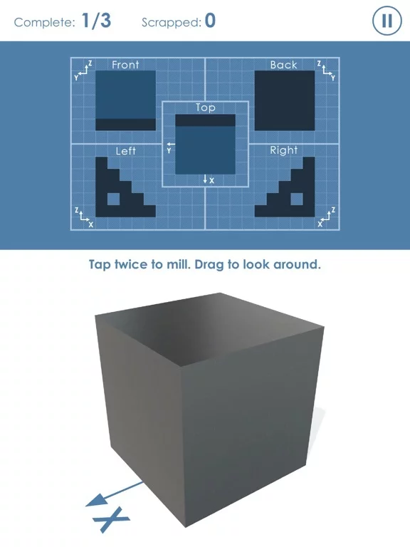Изображение игры: Cube Cut: Making Your Future