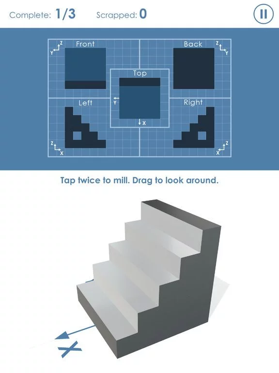Изображение игры: Cube Cut: Making Your Future