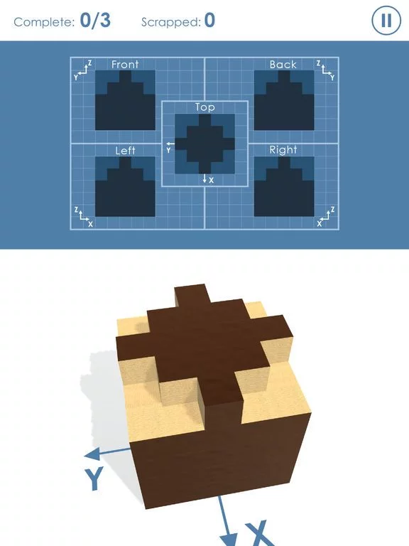 Изображение игры: Cube Cut: Making Your Future